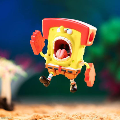 Super7 Spongebob "Kah-Rah-Tay" Karate Action Reaction Figure Figura Collezione