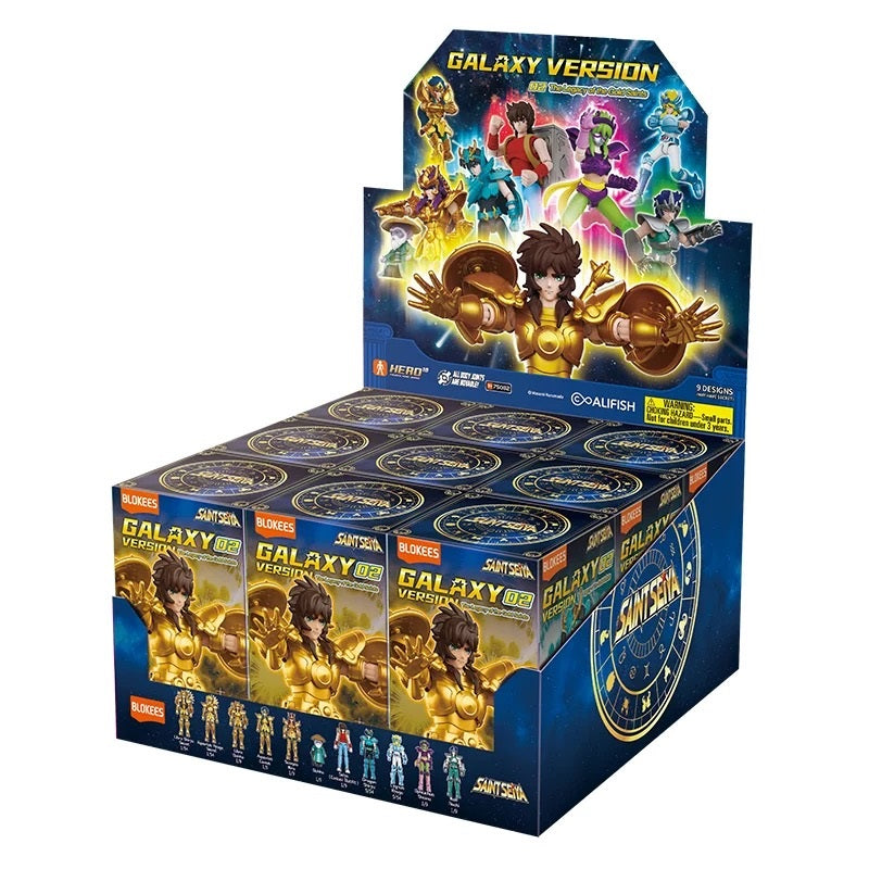 Blokees - Saint Seiya: Galaxy Version 02 - The Legacy of the Gold Saints GV02 (Cavalieri dello Zodiaco: La leggenda dei santi d'oro) Hero 10 Action Figure (1 Random) 75032