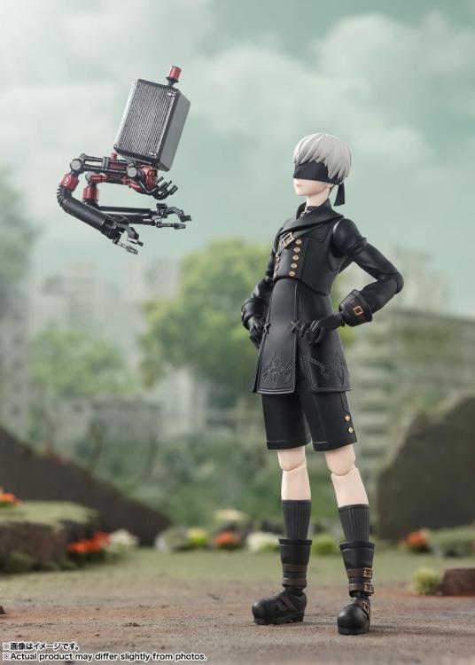 BANDAI SH FIGUARTS: NieR: AUTOMATA (9S) TAMASHI SQUARE ENIX ACTION FIGURE 15 cm