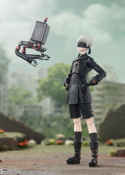 BANDAI SH FIGUARTS: NieR: AUTOMATA (9S) TAMASHI SQUARE ENIX ACTION FIGURE 15 cm