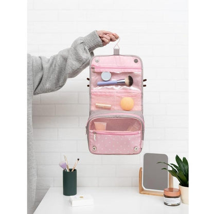 Pusheen Beauty Case Pieghevole Con Gancio Da Viaggio Pochette Borsello Borsa Bag