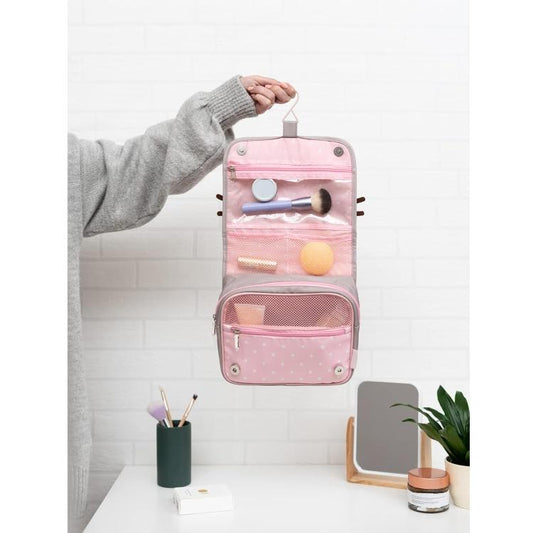 Beauty Case da Viaggio (Pusheen th Cat) Foodie Collection Borsa Bag Borsellino Donna da Viaggio da Appendere Impermeabile con Scomparti e Gancio | Organizer Trucchi Portatile, Regalo Donna (24 x 20 x 9 cm)