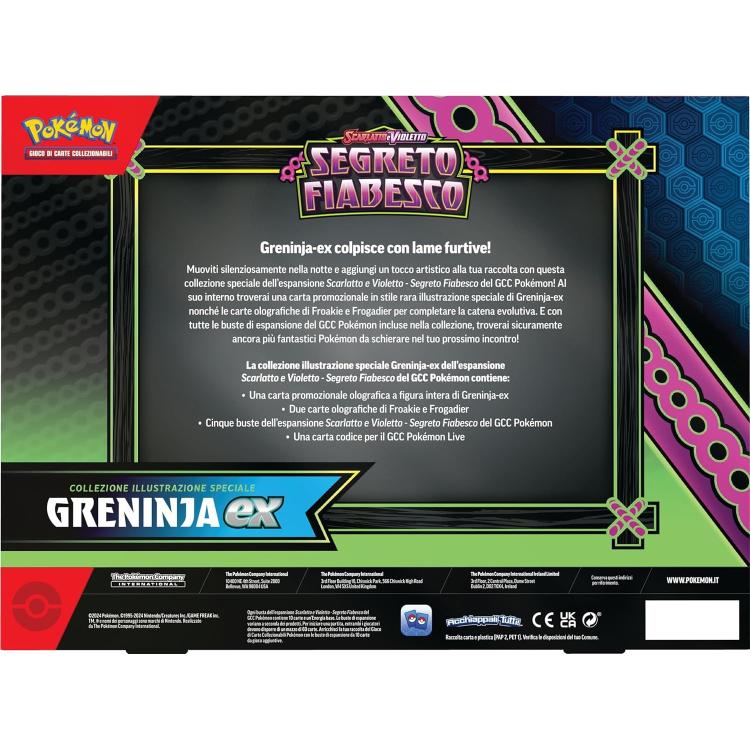 Pokemon Espansione Scarlatto E Violetto Gcc  "Segreto Fiabesco" (Greninja Ex) It