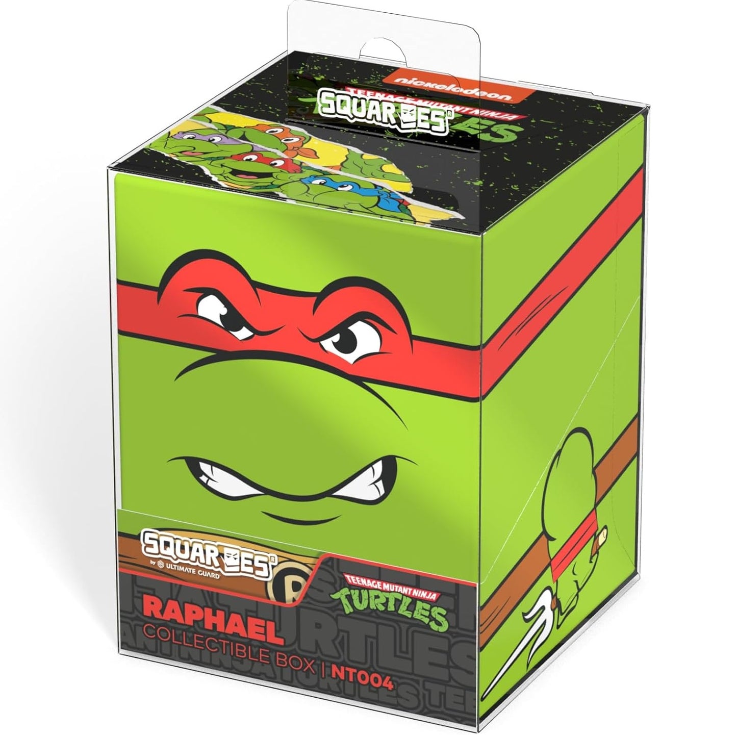 Squaroes Teenage Mutant Ninja Turtles NT004 (Raffaello) Box Porta Mazzo Carte TCG