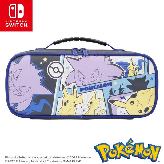 Hori Cargo Pouch Compact Custodia Nintendo Switch/Oled (Pikachu-Gengar-Mimikyu)