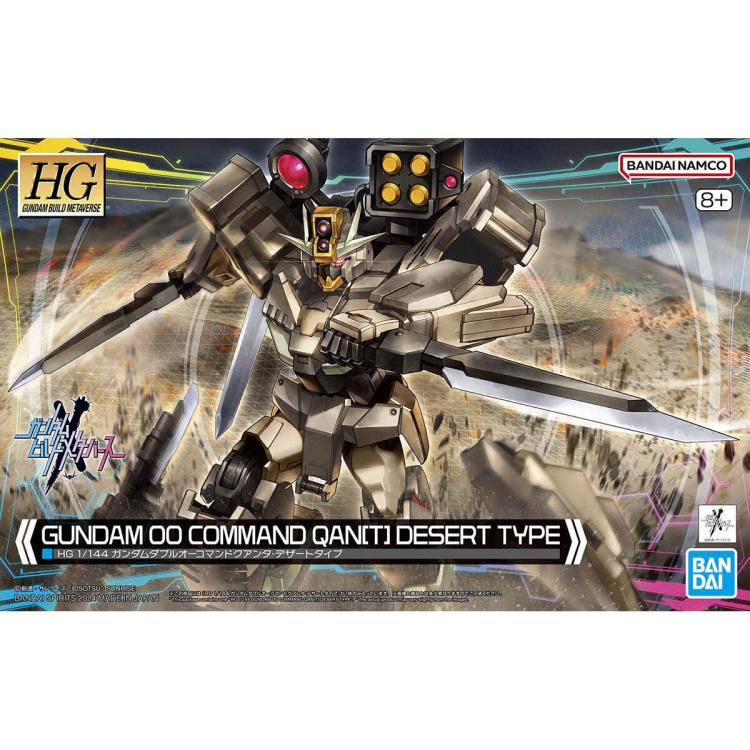 BANDAI HIGH GRADE: (GUNDAM 00 COMMAND QANT DESERT TYPE) HG BUILD METAVERSE 1/144