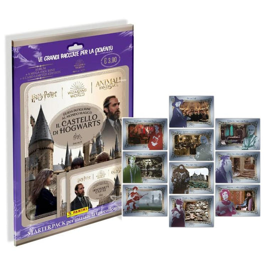 Panini Harry Potter: Castello Hogwarts Starter Pack Sticker Album Guida Figurine