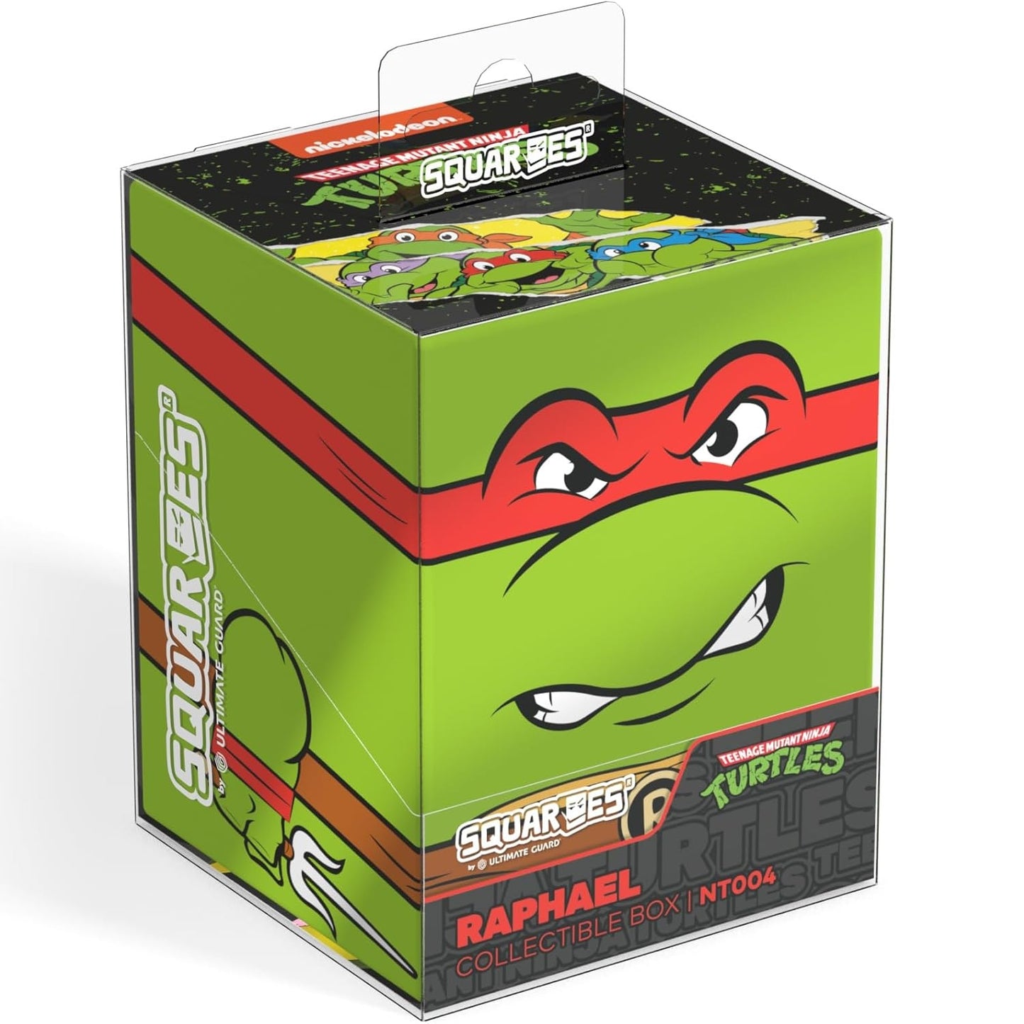 Squaroes Teenage Mutant Ninja Turtles NT004 (Raffaello) Box Porta Mazzo Carte TCG