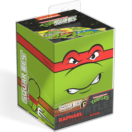 Squaroes Teenage Mutant Ninja Turtles NT004 (Raffaello) Box Porta Mazzo Carte TCG