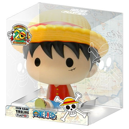 Plastoy Salvadanaio One Piece (Chibi Monkey D. Luffy) Money Bank Gadget Figure