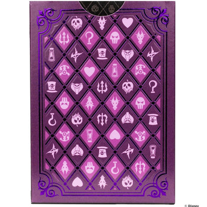 Bicycle - Disney (Disney Villains Green and Purple) Playing Cards - Mazzo di Carte da Collezione, Poker, Magia e Cardistry basato sul famoso film di Animzione Disney Cattivi (1 Mazzo RANDOM)