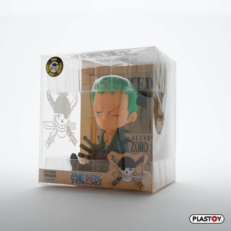 Plastoy Salvadanaio One Piece (Zoro) Mini Bank Gadget Figure Anime Merchandising