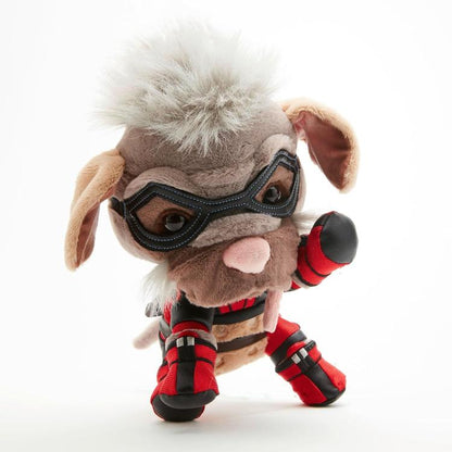 Marvel: Peluche Deadpool Wolverine (Dogpool) Plush Pupazzo Ufficiale Disney 25Cm