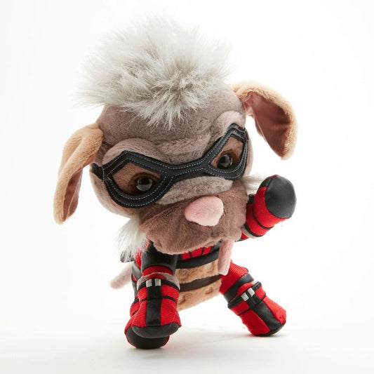 Marvel: Peluche Deadpool Wolverine (Dogpool) Plush Pupazzo Ufficiale Disney 25Cm