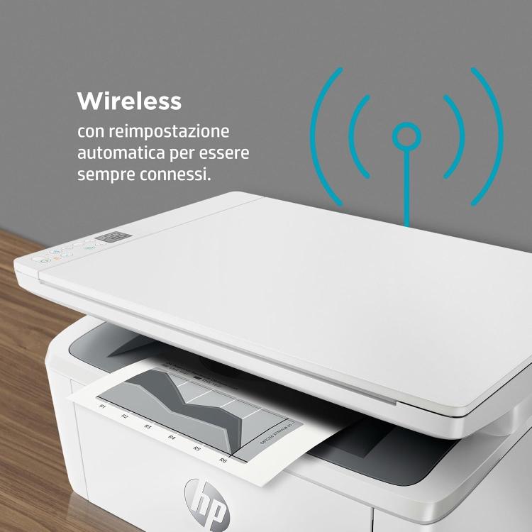 Hp Stampante M140W 7Md72F Multifunzione Laser Smart Monocromatica Wifi Usb 20Ppm