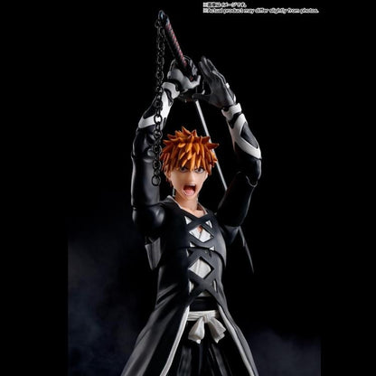 BANDAI SH FIGUARTS: BLEACH ICHIGO KUROSAKI TENSAZANGETSU TAMASHI ACTION FIGURE