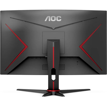 AOC - MONITOR 27" CURVO GAMING FULL HD FHD WIFI 165Hz VA C27G2E NERO RED/BLACK
