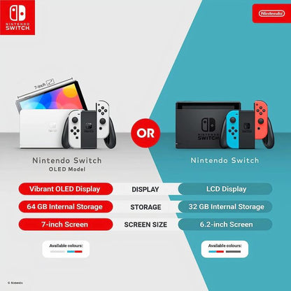 Nintendo Switch Oled Neon Console Red/Blue Edition Nuova Ita 2 Anni Di Garanzia