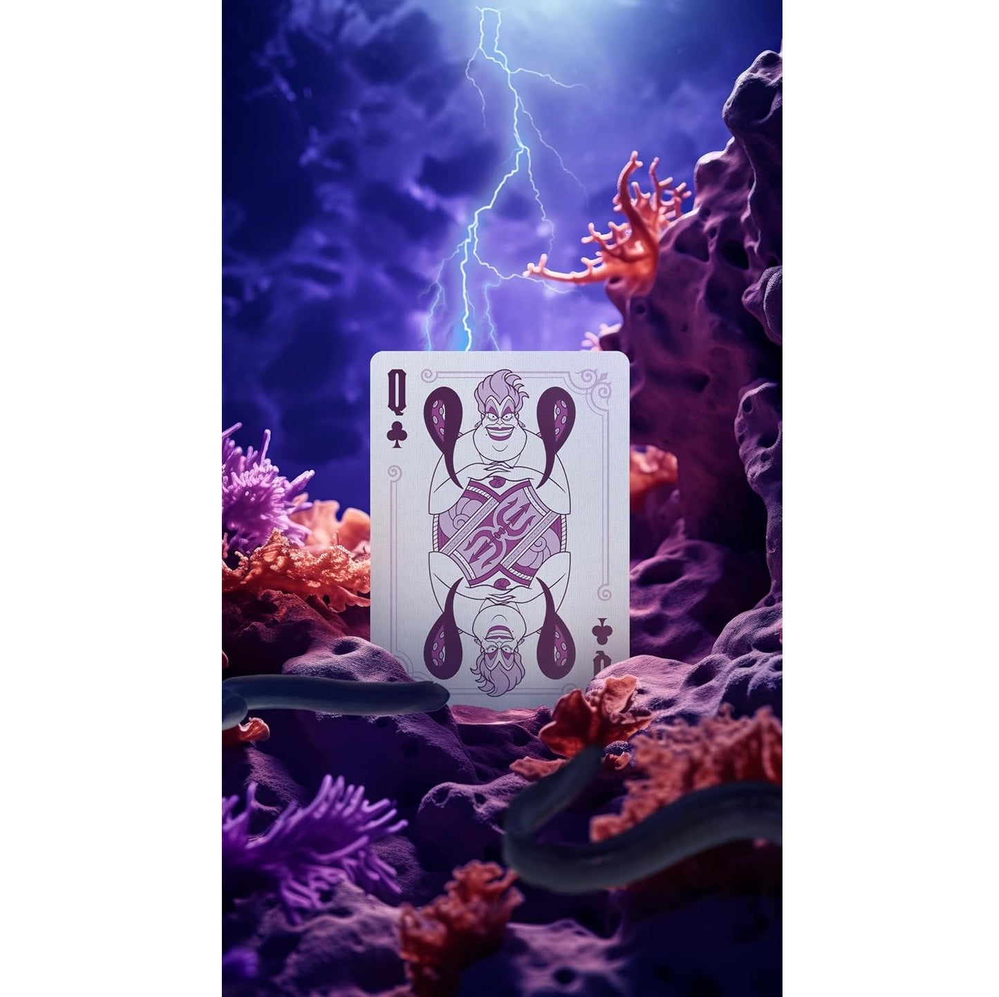 Bicycle - Disney (Disney Villains Green and Purple) Playing Cards - Mazzo di Carte da Collezione, Poker, Magia e Cardistry basato sul famoso film di Animzione Disney Cattivi (1 Mazzo RANDOM)
