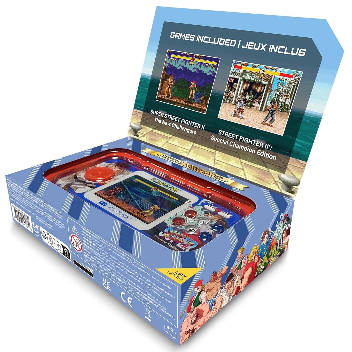 My Arcade Portable Pocket Player Pro (Super Street Fighter II) Console Portatile Retro Game Capcom