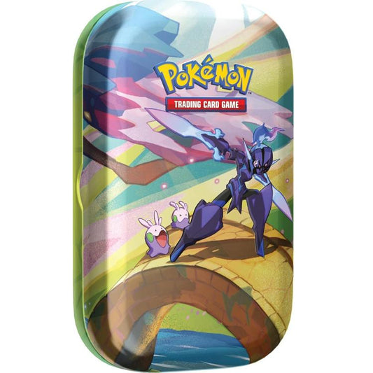 Pokemon Mini Tin: Paldea Sfavillante Collezione Gcc Tcg (Ceruledge E Goomy) Ita