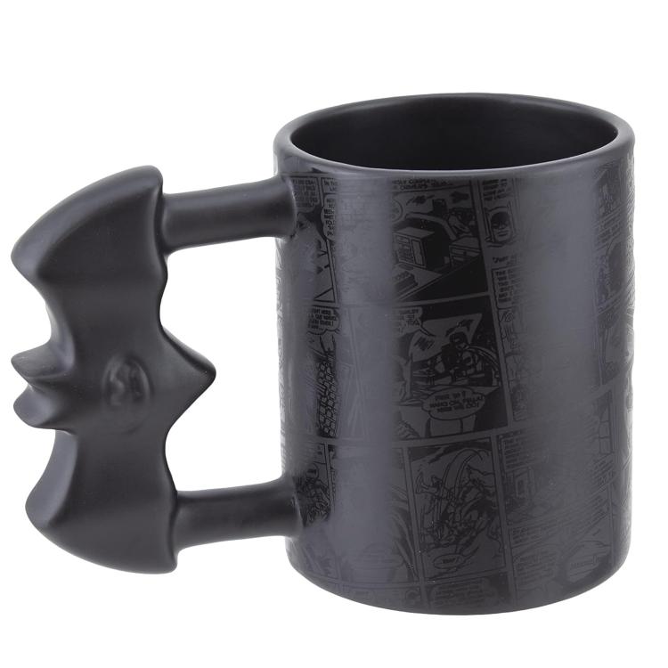 Paladone Tazza Dc Comics: Batman "Batarang Shaped Mug" Ceramica Con Manico 450Ml