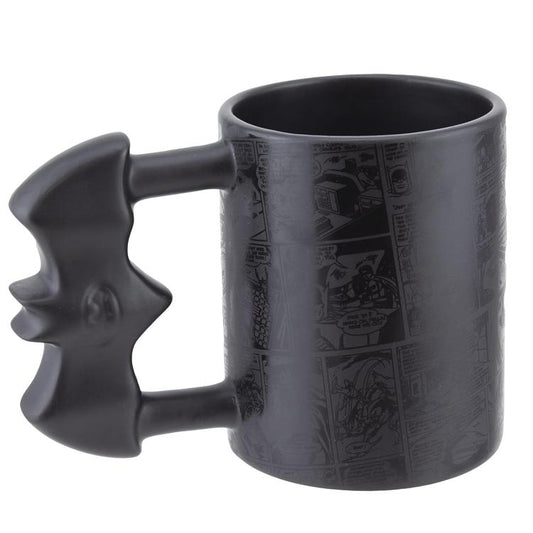 Paladone Tazza Dc Comics: Batman "Batarang Shaped Mug" Ceramica Con Manico 450Ml