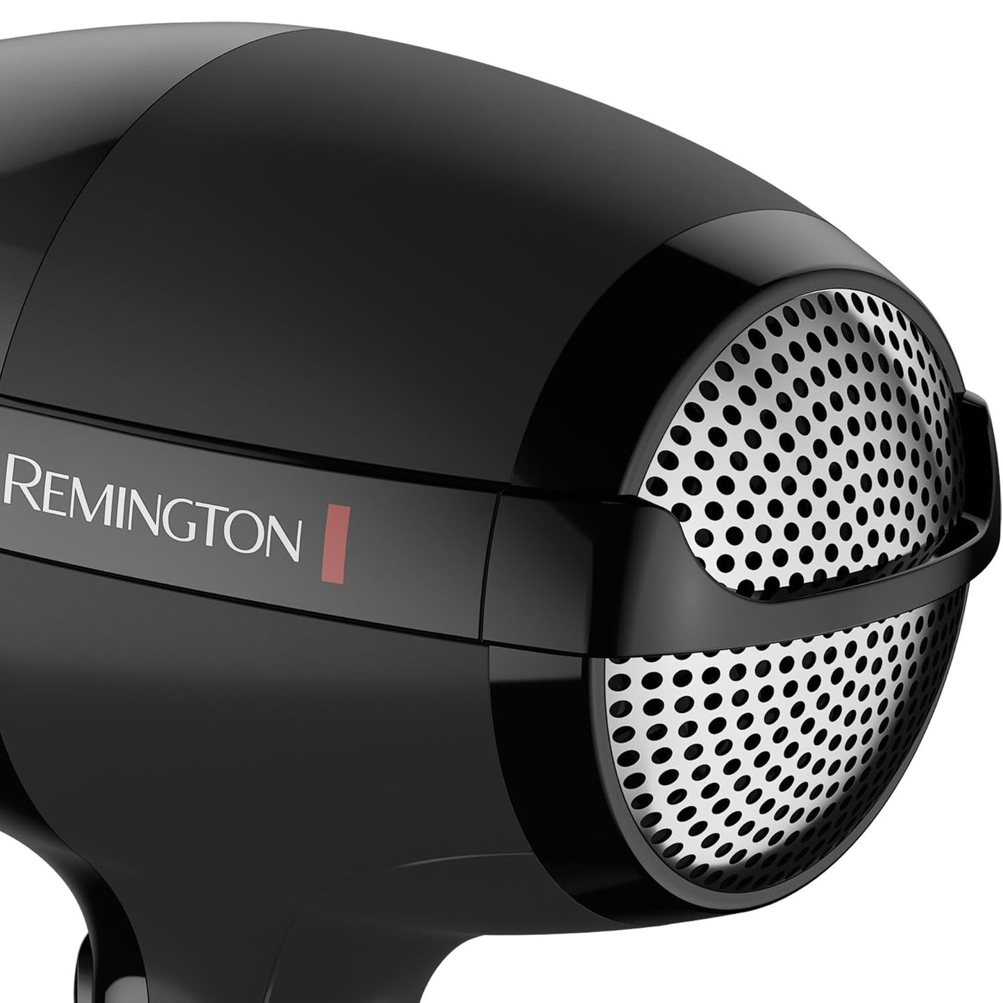 Remington AC5999 Asciugacapelli Professionale agli Ioni, motore di lunga durata 2300W, 3 livelli di riscaldamento, due ugelli per lo styling Phon per Capelli Lisci e Ricci + diffusore, Pro Air Black