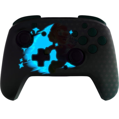 Turtle Beach - Rematch - Super Mario (Invincible Mario) Glow In the Dark - Controller da gaming wireless per Nintendo Switch 2, Funziona anche con Nintendo Switch/Oled/Lite - Pulsante C non disponibile.