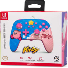 Powera Enanched Wired Controller Cablato Programm. Nintendo Switch (Kirby Star)
