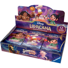 Disney Lorcana (Shimmering Skies) Booster Pack Display Da 24 Buste Card Game Eng