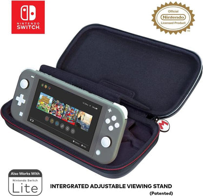 Nintendo Switch Deluxe Travel Case Custodia Super Mario Grey Compatib. Oled/Lite