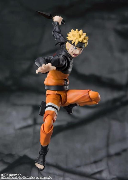 BANDAI SH FIGUARTS : NARUTO SHIPPUDEN (NARUTO UZUMAKI) JINCHUURIKI FIGURE 15CM