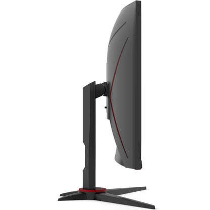 AOC - MONITOR 27" CURVO GAMING FULL HD FHD WIFI 165Hz VA C27G2E NERO RED/BLACK
