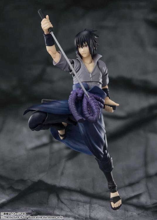 BANDAI SH FIGUARTS : NARUTO SHIPPUDEN (SASUKE UCHIHA) HATRED FIGURE ANIME 15CM
