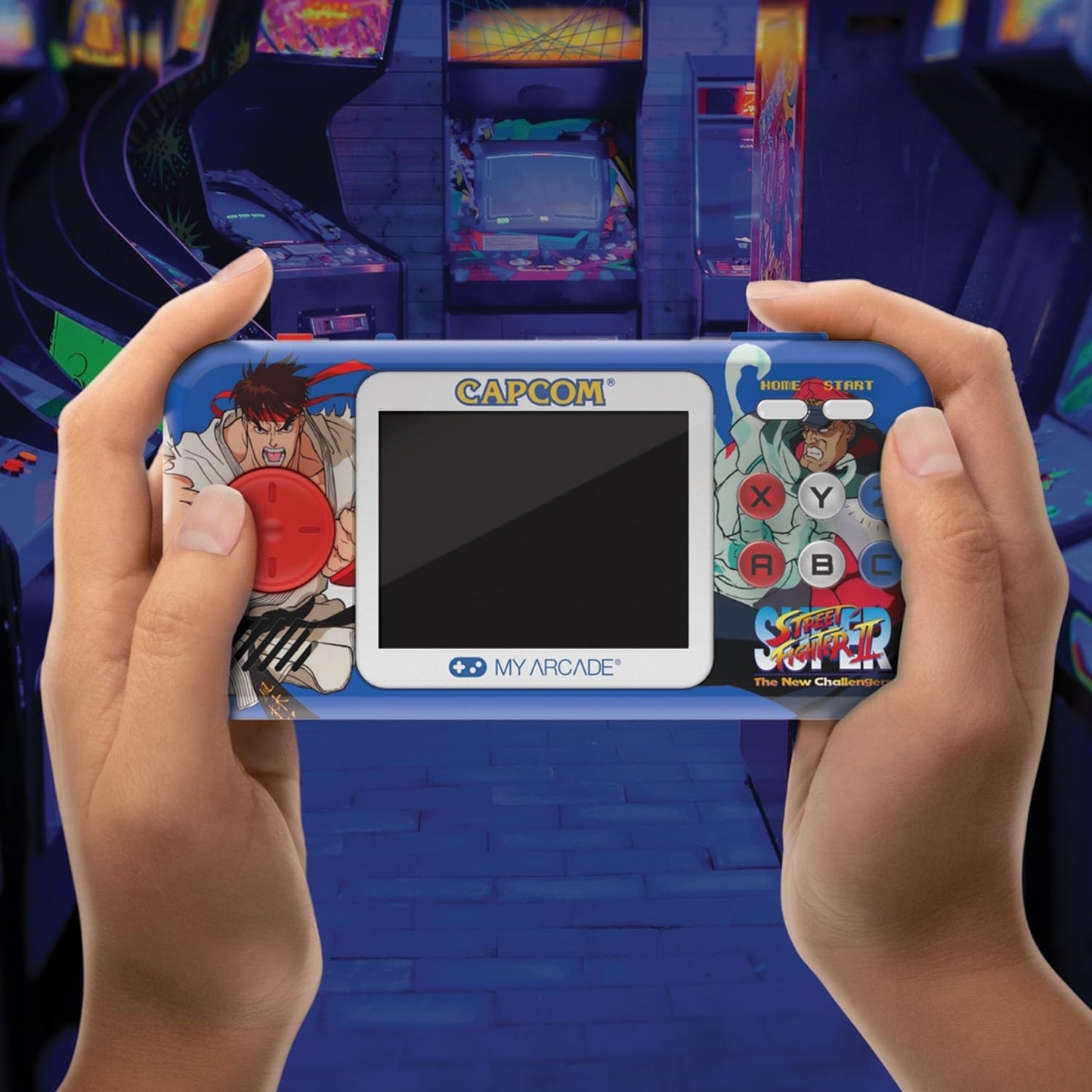 My Arcade Portable Pocket Player Pro (Super Street Fighter II) Console Portatile Retro Game Capcom