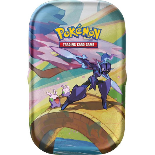 Pokemon Mini Tin: Paldea Sfavillante Collezione Gcc Tcg (Ceruledge E Goomy) Ita