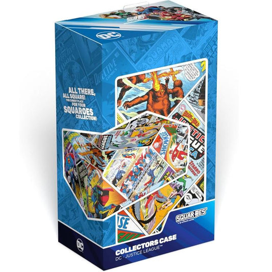 Squaroes Collectors Case (Justice League) Scatola Porta Mazzo Carte Collezione