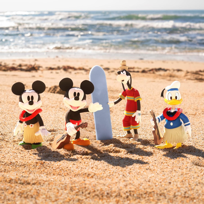 Super7 Disney Mickey & Friends "Goofy" Pippo Hawaii Action Reaction Figure 9Cm