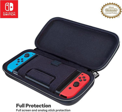Nintendo Switch Deluxe Travel Case Custodia Metallic Silver Compatib. Oled/Lite