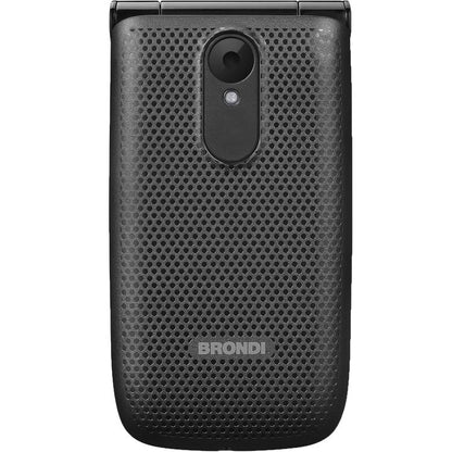 BRONDI MAGNUM 4 CELLULARE GSM FLIP MAXI DISPLAY DUAL SIM FOTOCAMERA 1.3MP NERO