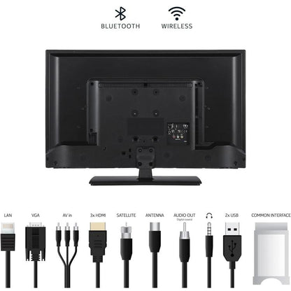 Nokia Smart Tv Led 24" Hd Ready Hne24Gv210Nc Televisore Wlan Dvb-C/S2/T2 Nero