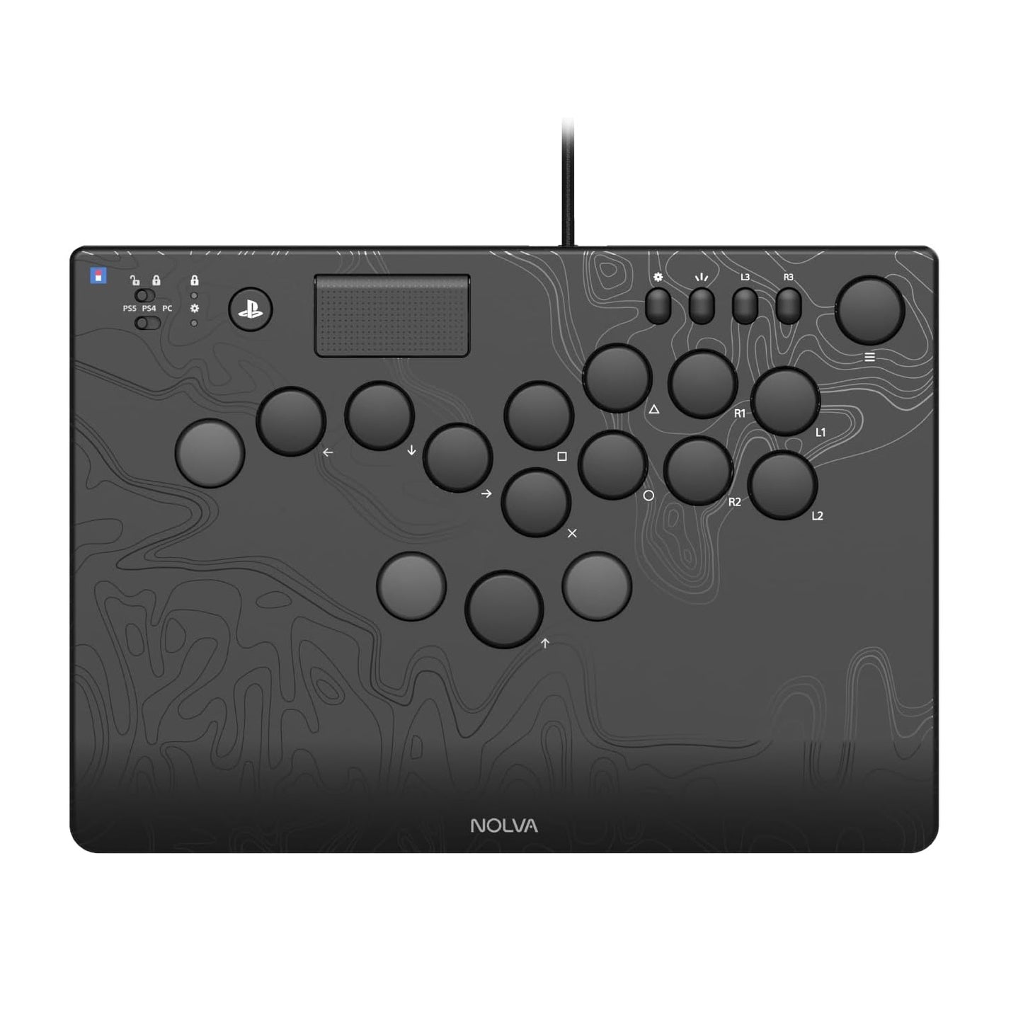 HORI NOLVA Controller Arcade Meccanico All-Button per PlayStation 5, PlayStation 4 e PC – Licenza Ufficiale Sony