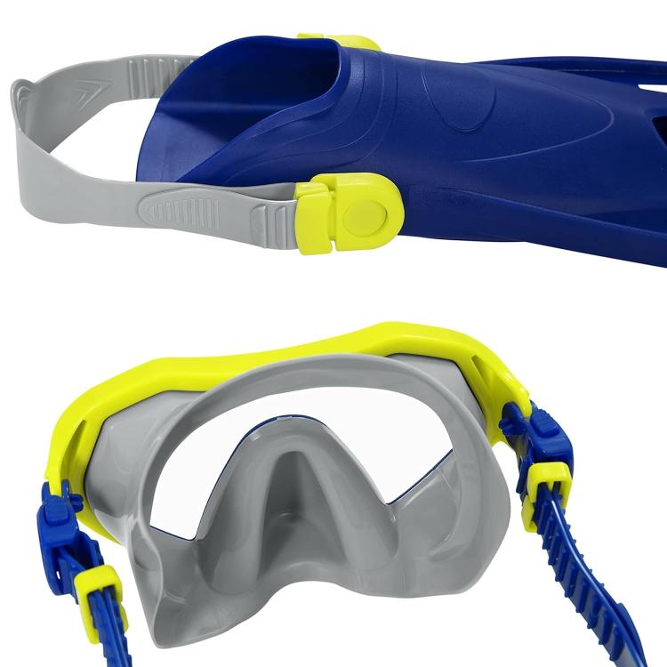 BESTWAY - SET MASCHERA PER SNORKELING CON BOCCAGLIO E PINNE PER BAMBINI 7+ ANNI