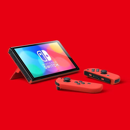 Nintendo Switch Oled Red Rossa Mario Special Edition Console Ita 2 Anni Garanzia