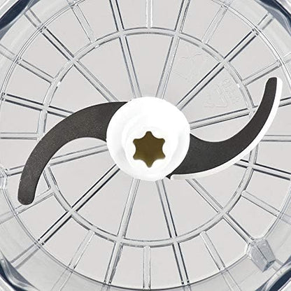 Girmi Tritatutto Verticale Ciotola Lame Acciaio Tr01 350W 500Ml Chopper Bianco