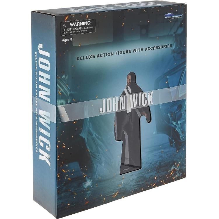 DIAMOND SELECT TOYS (JOHN WICK) DELUXE ACTION FIGURE 18CM BOX SET CON ACCESSORI
