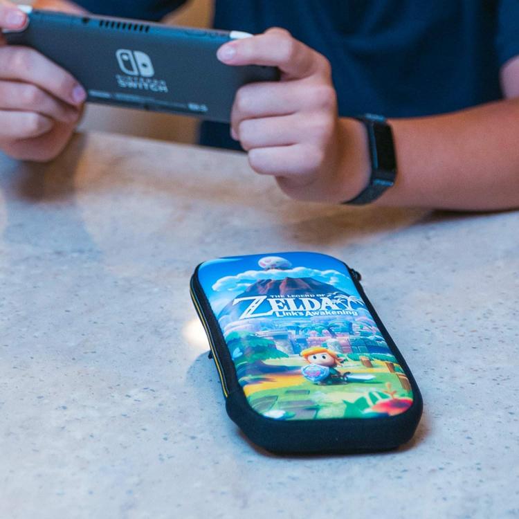 BIGBEN CUSTODIA MORBIDA ZELDA LINK'S AWAKING PER SWITCH LITE UFFICIALE NINTENDO