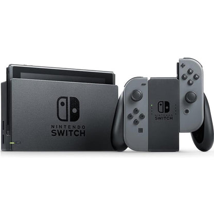 Nintendo Switch Console Portatile E Da Tv 1.1 Total Black Grey (Garanzia Italia)