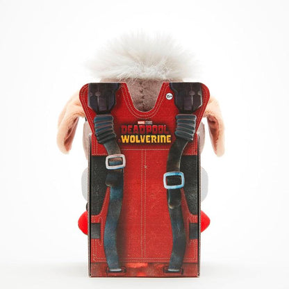 Marvel: Peluche Deadpool Wolverine (Dogpool) Plush Pupazzo Ufficiale Disney 25Cm